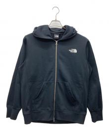 THE NORTH FACE（ザ ノース フェイス）の古着「Square Logo FullZip」｜ブラック