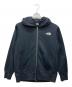 THE NORTH FACE（ザ ノース フェイス）の古着「Square Logo FullZip」｜ブラック