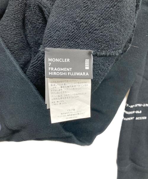 MONCLER（モンクレール）MONCLER (モンクレール) FRAGMENT DESIGN (フラグメントデザイン) パーカー ブラック サイズ:Sの古着・服飾アイテム