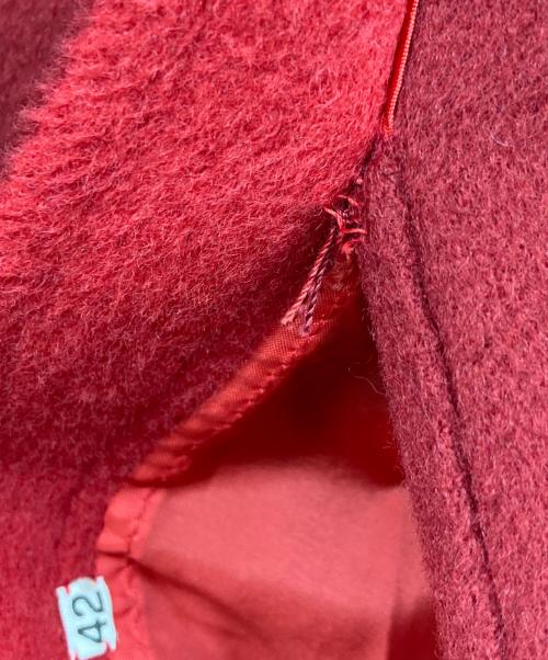 HERNO（ヘルノ）HERNO (ヘルノ) カシミヤコート レッド サイズ:不明の古着・服飾アイテム