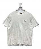 stussyステューシー）の古着「ロゴプリントTシャツ」｜ホワイト