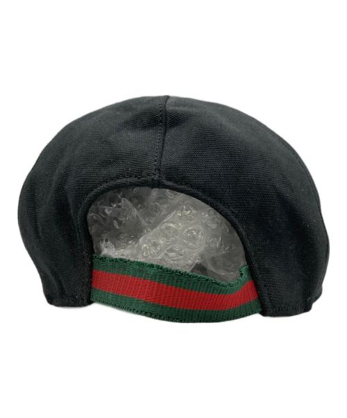 GUCCI（グッチ）GUCCI (グッチ) キャップ ブラックの古着・服飾アイテム