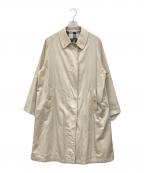 Burberry'sバーバリーズ）の古着「比翼コート 一枚袖」｜アイボリー