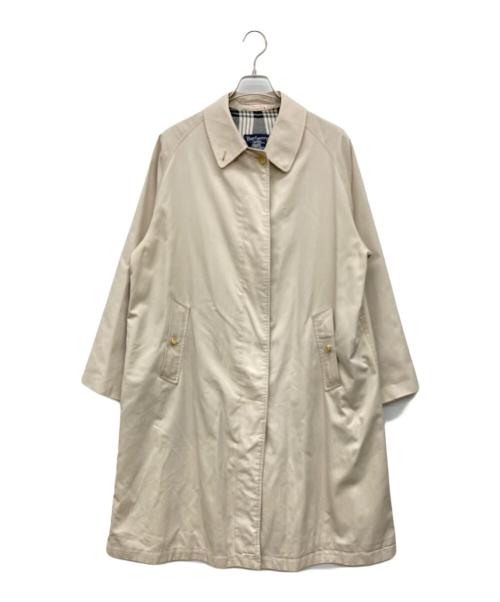 Burberry's（バーバリーズ）Burberry's (バーバリーズ) 比翼コート 一枚袖 アイボリー サイズ:不明の古着・服飾アイテム