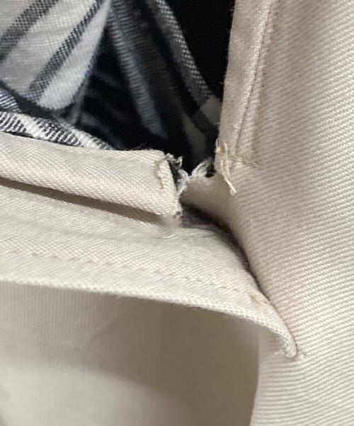 Burberry's（バーバリーズ）Burberry's (バーバリーズ) 比翼コート 一枚袖 アイボリー サイズ:不明の古着・服飾アイテム