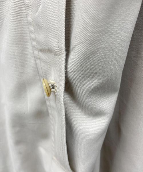 Burberry's（バーバリーズ）Burberry's (バーバリーズ) 比翼コート 一枚袖 アイボリー サイズ:不明の古着・服飾アイテム