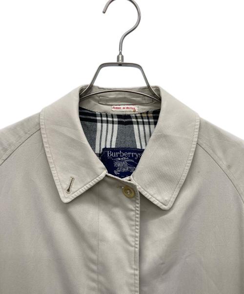 Burberry's（バーバリーズ）Burberry's (バーバリーズ) 比翼コート 一枚袖 アイボリー サイズ:不明の古着・服飾アイテム