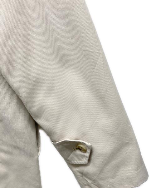 Burberry's（バーバリーズ）Burberry's (バーバリーズ) 比翼コート 一枚袖 アイボリー サイズ:不明の古着・服飾アイテム