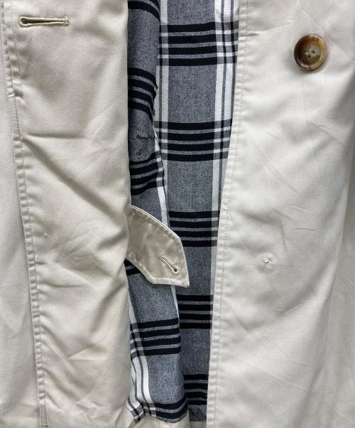 Burberry's（バーバリーズ）Burberry's (バーバリーズ) 比翼コート 一枚袖 アイボリー サイズ:不明の古着・服飾アイテム