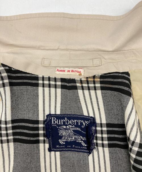 Burberry's（バーバリーズ）Burberry's (バーバリーズ) 比翼コート 一枚袖 アイボリー サイズ:不明の古着・服飾アイテム