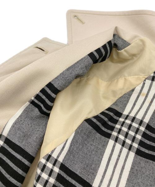 Burberry's（バーバリーズ）Burberry's (バーバリーズ) 比翼コート 一枚袖 アイボリー サイズ:不明の古着・服飾アイテム