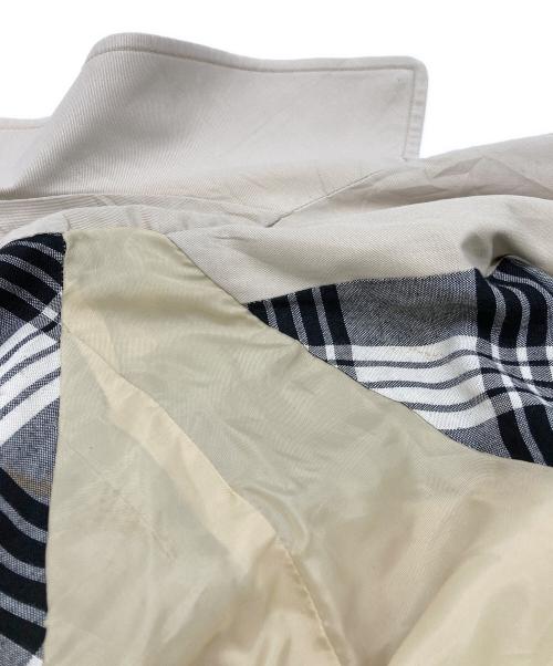Burberry's（バーバリーズ）Burberry's (バーバリーズ) 比翼コート 一枚袖 アイボリー サイズ:不明の古着・服飾アイテム
