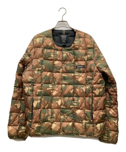 GRAMICCI（グラミチ）GRAMICCI (グラミチ) TAION (タイオン) ダウンジャケット カーキ サイズ:Mの古着・服飾アイテム