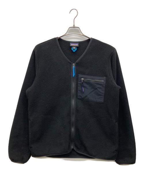 Patagonia（パタゴニア）Patagonia (パタゴニア) シンチラフリースカーディガン ブラック サイズ:UNISEX M's M、W's Lの古着・服飾アイテム