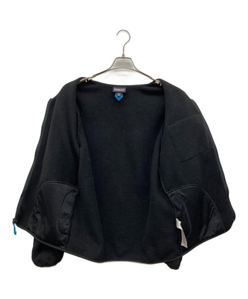 Patagonia（パタゴニア）Patagonia (パタゴニア) シンチラフリースカーディガン ブラック サイズ:UNISEX M's M、W's Lの古着・服飾アイテム