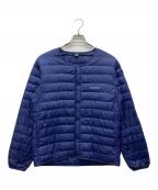 ）の古着「スペリオダウン ラウンドネックジャケット」｜ネイビー