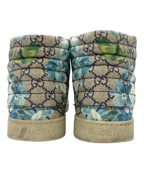 GUCCI（グッチ）GUCCI (グッチ) GG柄ハイカットスニーカー ベージュ サイズ:7 1/2の古着・服飾アイテム