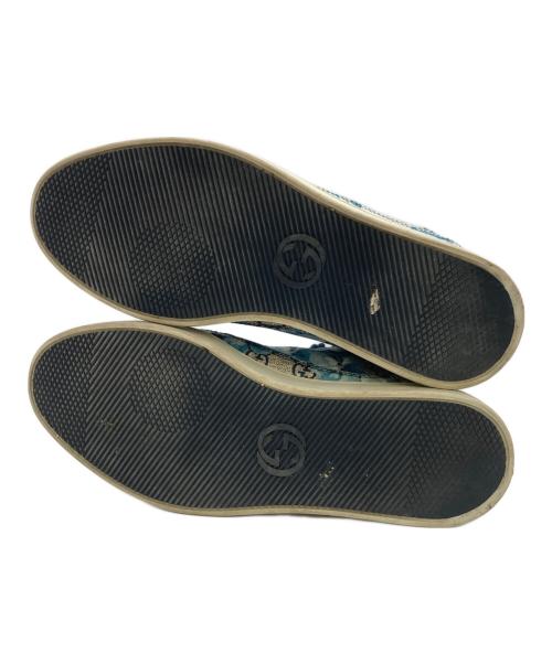 GUCCI（グッチ）GUCCI (グッチ) GG柄ハイカットスニーカー ベージュ サイズ:7 1/2の古着・服飾アイテム