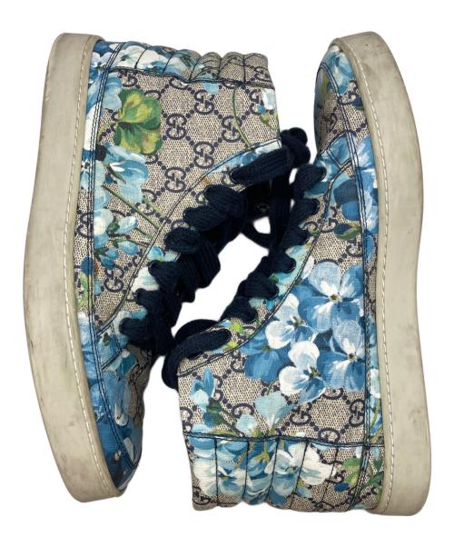 GUCCI（グッチ）GUCCI (グッチ) GG柄ハイカットスニーカー ベージュ サイズ:7 1/2の古着・服飾アイテム