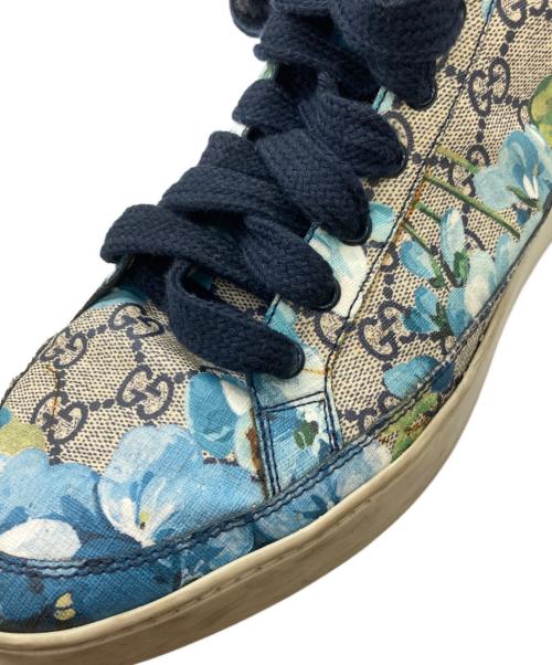 GUCCI（グッチ）GUCCI (グッチ) GG柄ハイカットスニーカー ベージュ サイズ:7 1/2の古着・服飾アイテム