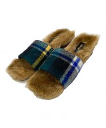 Pippichic（ピッピシック）の古着「ファーサンダル」｜マルチカラー