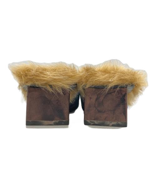 Pippichic（ピッピシック）Pippichic (ピッピシック) ファーサンダル マルチカラー サイズ:36 1/2の古着・服飾アイテム