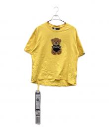 mod wave movement（モッド ウェイブ ムーブメント）の古着「半袖Tシャツ」｜イエロー