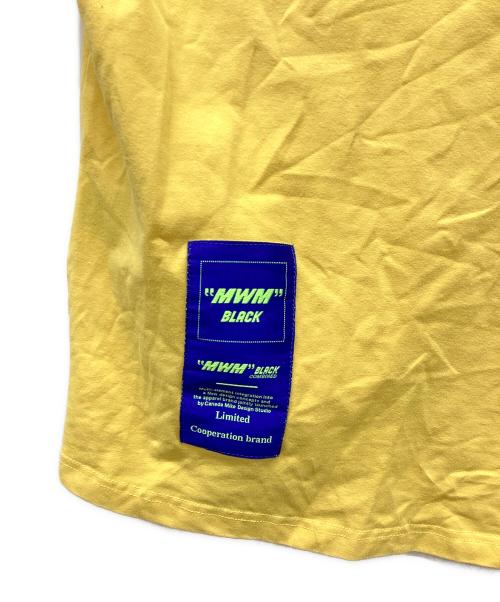 mod wave movement（モッド ウェイブ ムーブメント）mod wave movement (モッド ウェイブ ムーブメント) 半袖Tシャツ イエロー サイズ:Sの古着・服飾アイテム