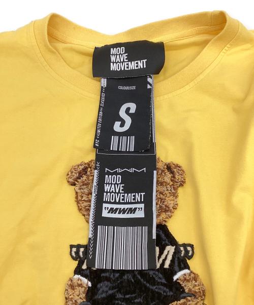 mod wave movement（モッド ウェイブ ムーブメント）mod wave movement (モッド ウェイブ ムーブメント) 半袖Tシャツ イエロー サイズ:Sの古着・服飾アイテム