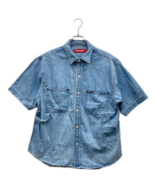 SUPREME（シュプリーム）Supreme (シュプリーム) Loose Fit Denim Painter Shirt インディゴ サイズ:Sの古着・服飾アイテム