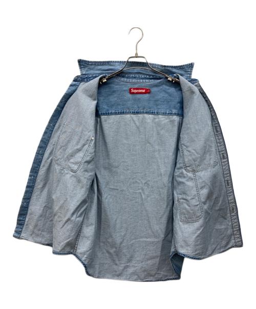 SUPREME（シュプリーム）Supreme (シュプリーム) Loose Fit Denim Painter Shirt インディゴ サイズ:Sの古着・服飾アイテム