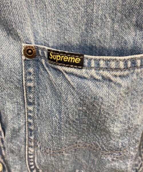 SUPREME（シュプリーム）Supreme (シュプリーム) Loose Fit Denim Painter Shirt インディゴ サイズ:Sの古着・服飾アイテム