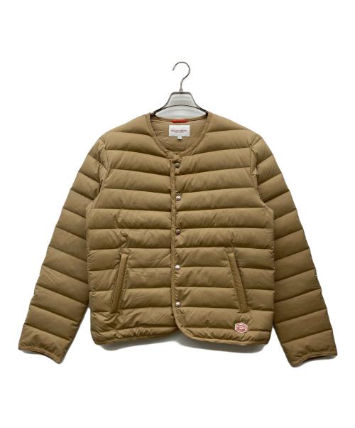 VINCENT ET MIREILLE（ヴァンソンエミレイユ）Vincent et Mireille (ヴァンソンエミレイユ) ステッチレスインナーダウンジャケット ベージュ サイズ:42の古着・服飾アイテム