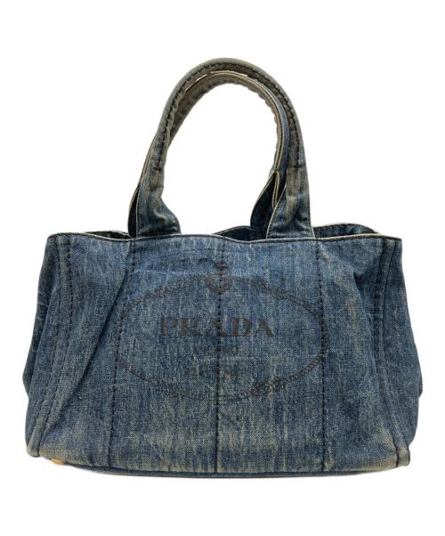 PRADA（プラダ）PRADA (プラダ) デニムトートバッグ インディゴの古着・服飾アイテム