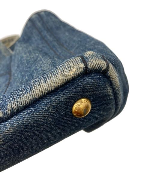 PRADA（プラダ）PRADA (プラダ) デニムトートバッグ インディゴの古着・服飾アイテム
