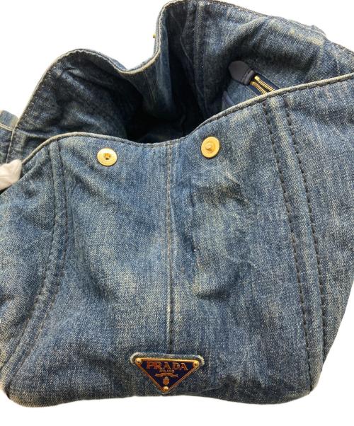 PRADA（プラダ）PRADA (プラダ) デニムトートバッグ インディゴの古着・服飾アイテム
