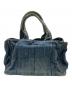 PRADA (プラダ) デニムトートバッグ インディゴ：20000円