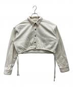 One Teaspoonワンティースプーン）の古着「デニムバブルシャツ」｜ホワイト