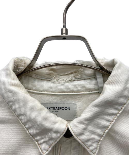 One Teaspoon（ワンティースプーン）One Teaspoon (ワンティースプーン) デニムバブルシャツ ホワイト サイズ:Sの古着・服飾アイテム