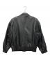 jacker's (ジャッカーズ) レザーフライトジャケット ブラック サイズ:XL：8000円