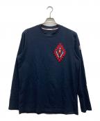 MONCLERモンクレール）の古着「ロングスリーブカットソー」｜ネイビー