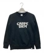 BEDWIN &THE HEARTBREAKERS×CARPE DIEMベドウィンアンドザ ハートブレイカーズ×カルペディエム）の古着「スウェット」｜ブラック