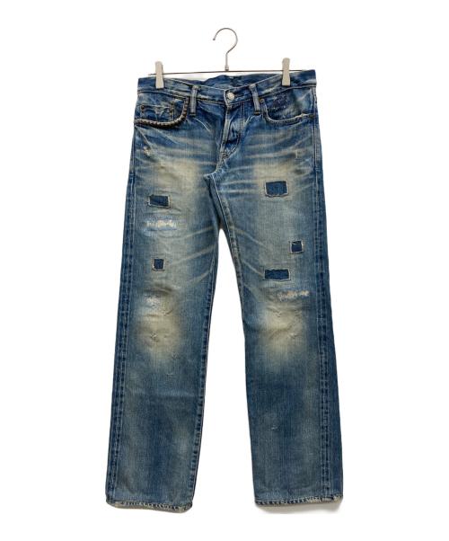 Hysteric Glamour（ヒステリックグラマー）Hysteric Glamour (ヒステリックグラマー) スタッズデニムパンツ インディゴ サイズ:30の古着・服飾アイテム