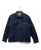 F.O.B FACTORYエフオービー ファクトリー）の古着「G3デニムプルオーバージャケット」｜インディゴ