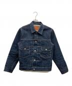 BURGUS PLUSバーガスプラス）の古着「2ndタイプデニムジャケット」｜インディゴ