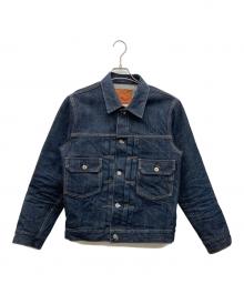 BURGUS PLUS（バーガスプラス）の古着「2ndタイプデニムジャケット」｜インディゴ
