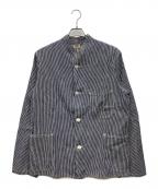 PENN STATEペンステート）の古着「ヒッコリーカバーオール」｜ネイビー