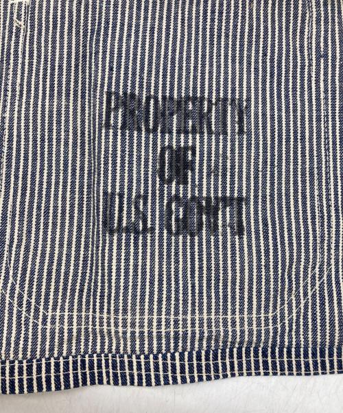 PENN STATE（ペンステート）PENN STATE (ペンステート) ヒッコリーカバーオール ネイビー サイズ:38の古着・服飾アイテム