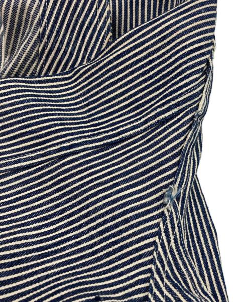 PENN STATE（ペンステート）PENN STATE (ペンステート) ヒッコリーカバーオール ネイビー サイズ:38の古着・服飾アイテム