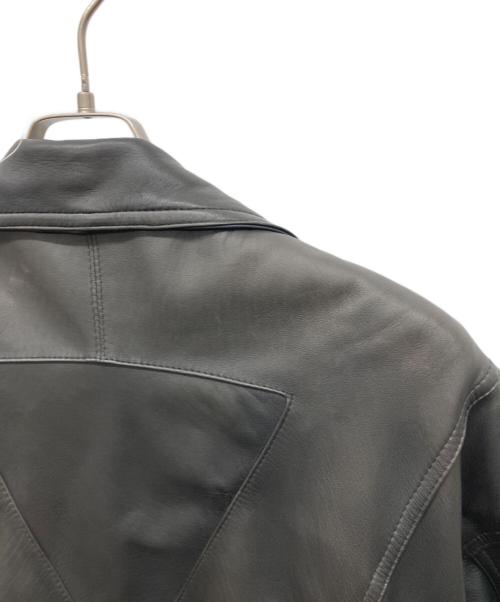 Wind Armor（ウィンドアーマー）Wind Armor (ウィンドアーマー) レザーダブルジャケット ブラック サイズ:Lの古着・服飾アイテム